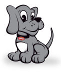 Halo the dog mascot